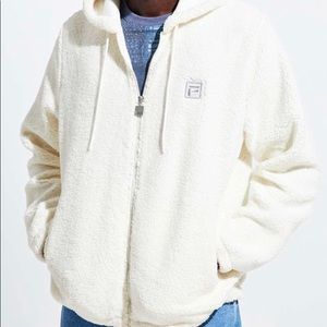 FILA Sherpa Exclusive Urban Outfitters (no longer made) Bomber Jacket w/ Hoodie
